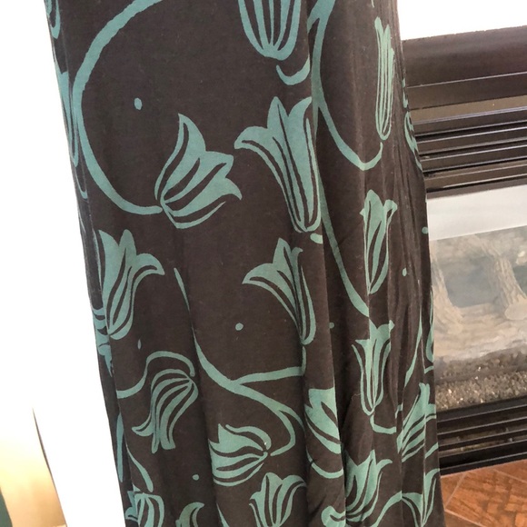 🌺Loft green & black knit dress🌺 - Picture 3 of 6